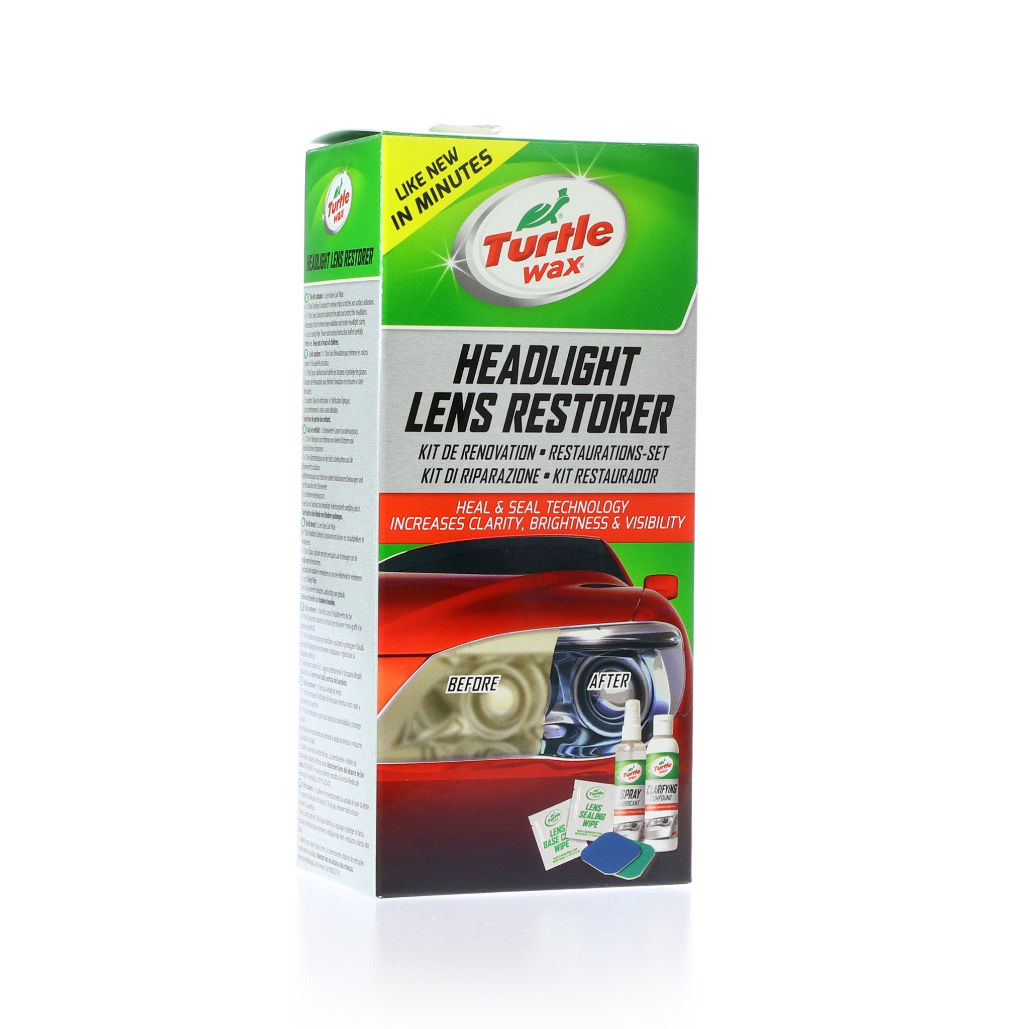 Poleringssats strålkastare Turtle Wax Headlight Lens Restorer